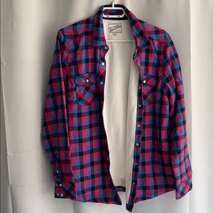 Plaid button up